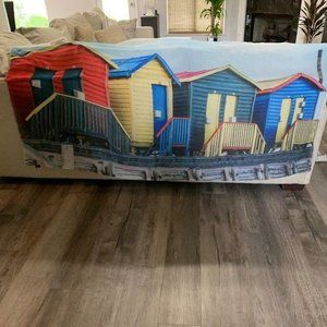 Ahujasons Womens Cabana Scarf Wrap Multi 74x 36 Cotton Modal